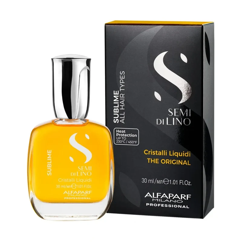 Alfaparf Milano Semi di Lino Sublime Cristalli Liquidi - Tutti i Tipi di Capelli