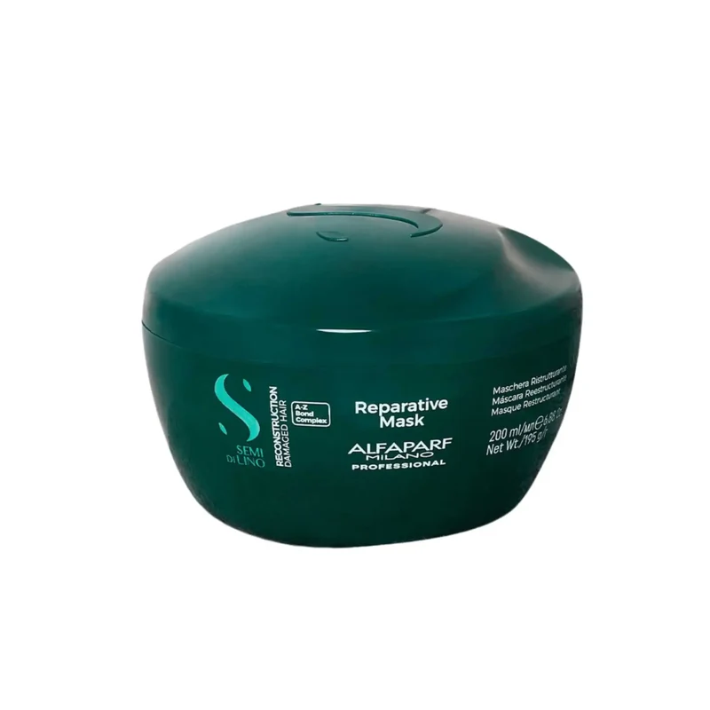 Alfaparf Semi di Lino Reparative Mask 200ml - Capelli Danneggiati