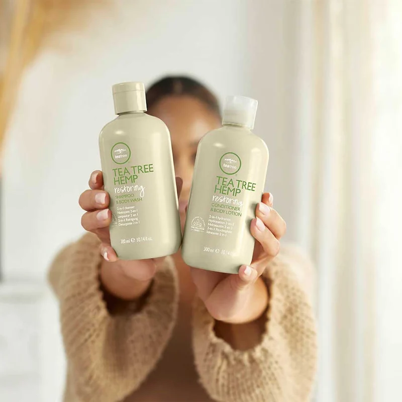 Tea Tree Hemp Restoring Shampoo and Body Wash 300ml