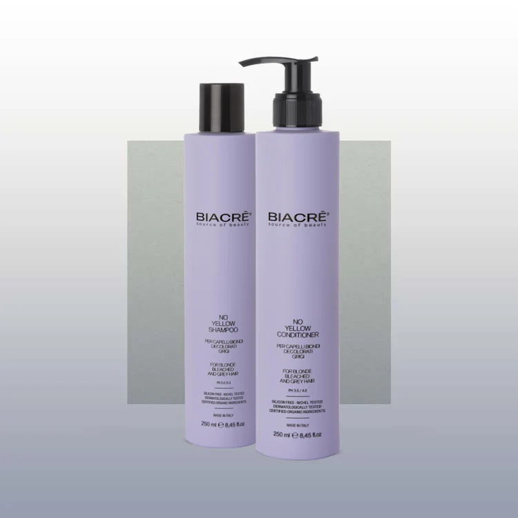 KIT NO YELLOW CONDITIONER+SHAMPOO BIACRE' Antigiallo potenziato