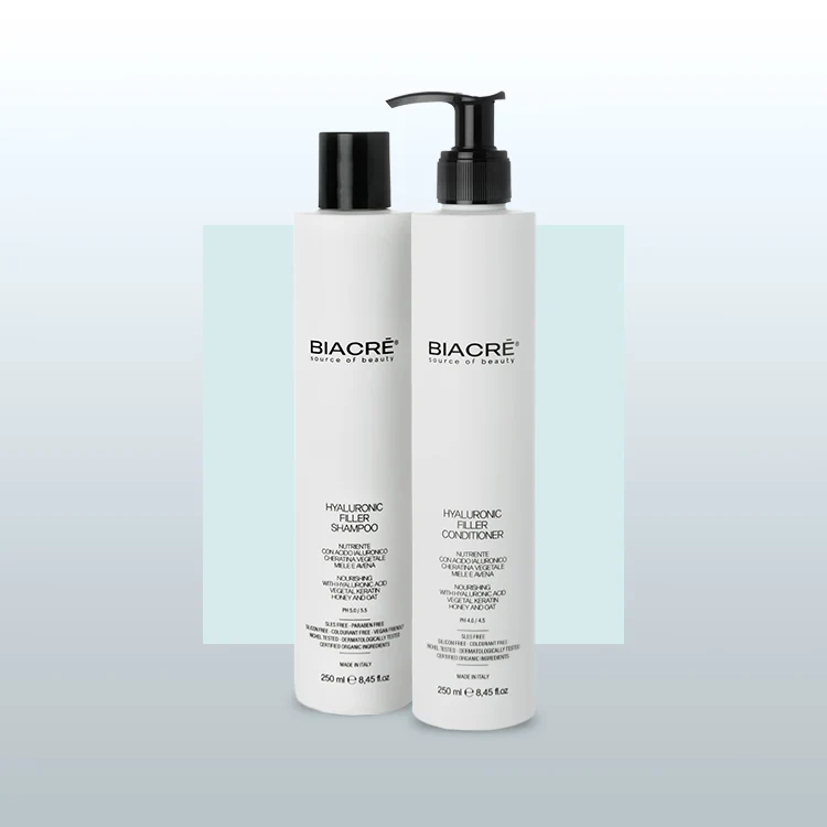KIT HYALURONIC FILLER CONDITIONER+SHAMPOO BIACRE' con Acido Ialuronico
