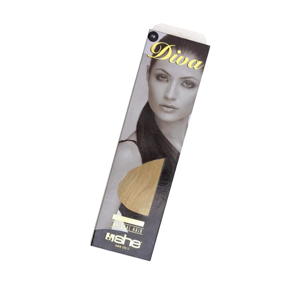 DIVA Coda in capelli 100% naturali lisci 50-55 cm She