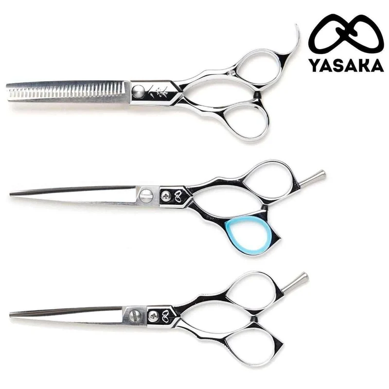Forbici per capelli Yasaka, set completo da 3 pezzi