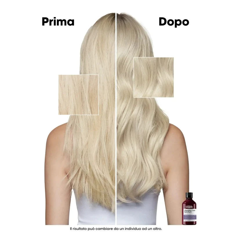 L'Oreal Vitamino Color Spectrum Shampoo Antigiallo per Capelli Biondi 300ml
