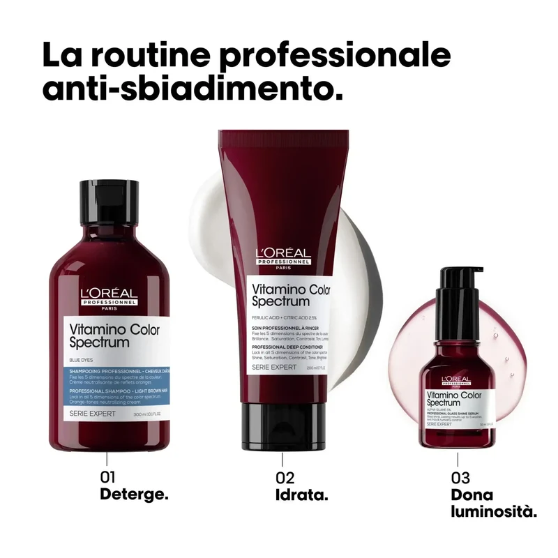L'Oreal Vitamino Color Spectrum Shampoo Neutralizzante Anti-Arancio 300ml