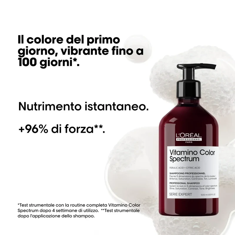 L'Oreal Vitamino Color Spectrum Shampoo Nutritivo per Capelli Colorati 500ml