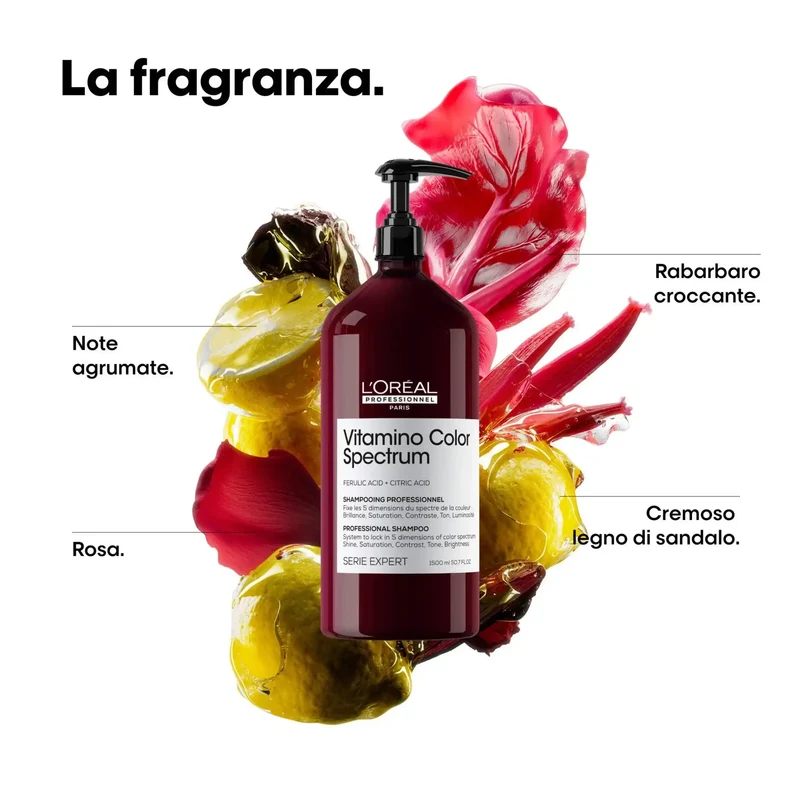 L'Oreal Vitamino Color Spectrum Shampoo Intensivo Nutriente per Capelli Colorati 1500ml