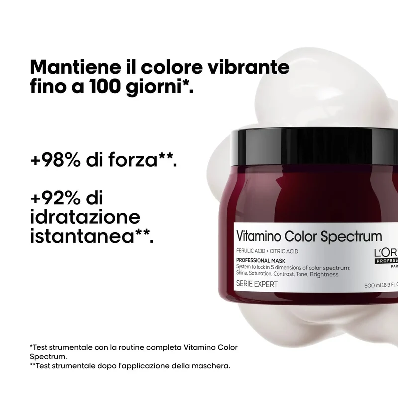 L'Oreal Vitamino Color Spectrum Maschera Idratante Intensiva Capelli Colorati 500ml