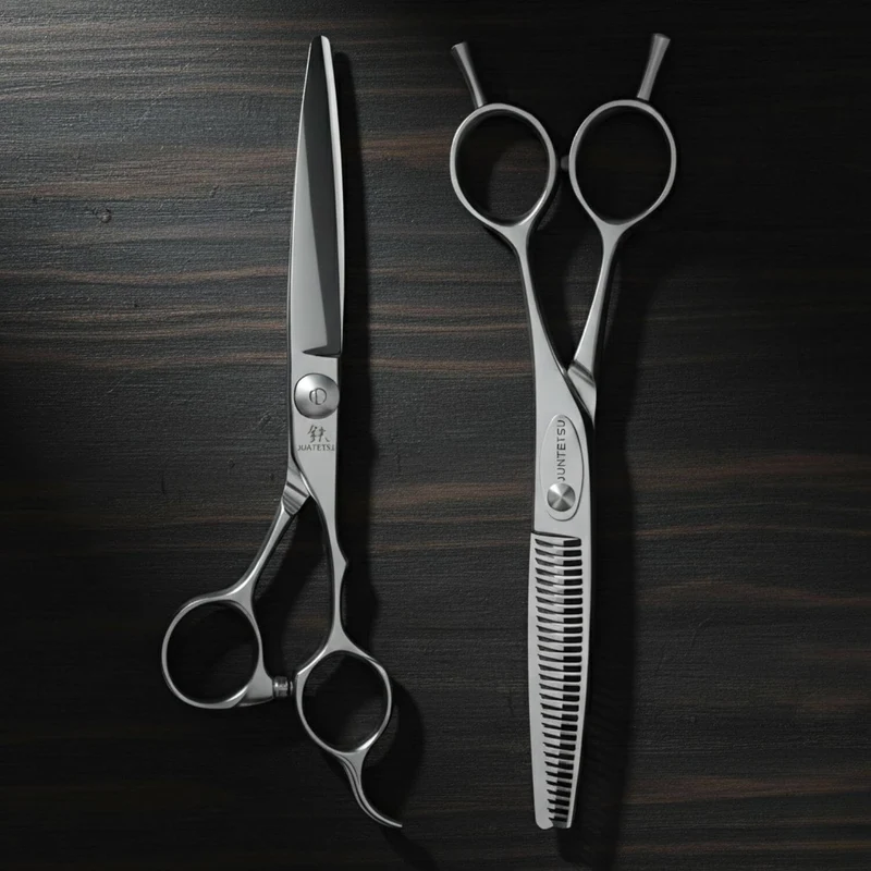 Set di forbici da parrucchiere Juntetsu Cobalt Vertex