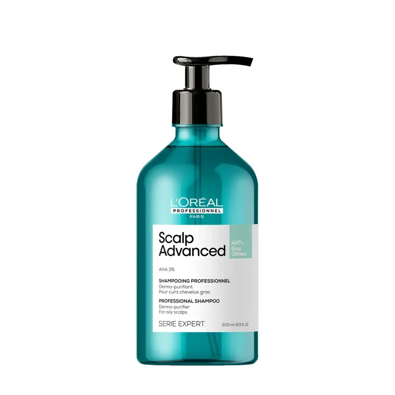 L'Oreal Scalp Advanced Shampoo Anti-Oiliness 500 ml