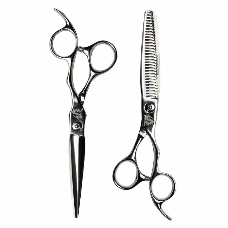 Kamisori Set di forbici MASTER per il taglio e l'assottigliamento dei capelli della spada