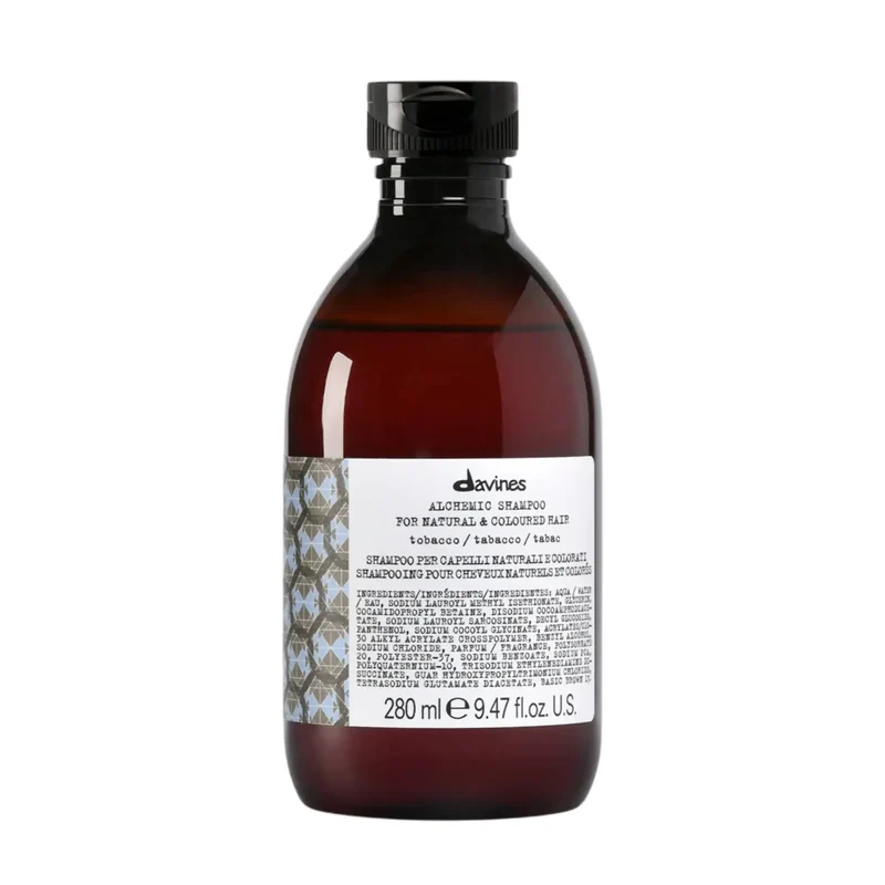 Davines Alchemic Shampoo Tabacco 280ml - Riflessante Capelli Castani
