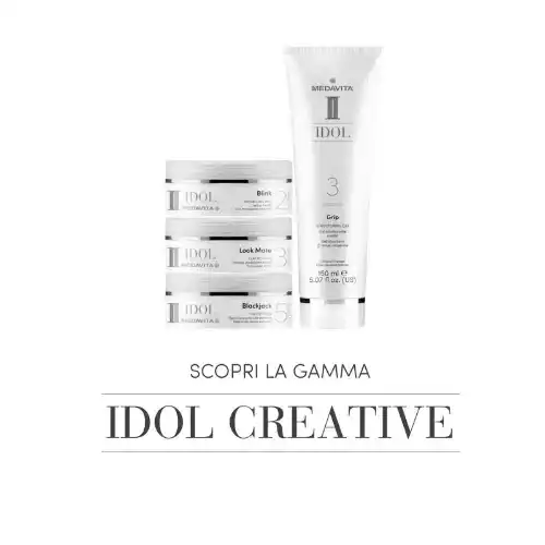 Medavita Styling Idol Creative Blink Modelling paste 100ml - Cera modellante lucida per tutti i tipi di capelli
