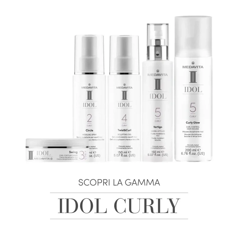 Medavita Idol Curly Vertigo Fluido modellante per Capelli Ricci 150ml