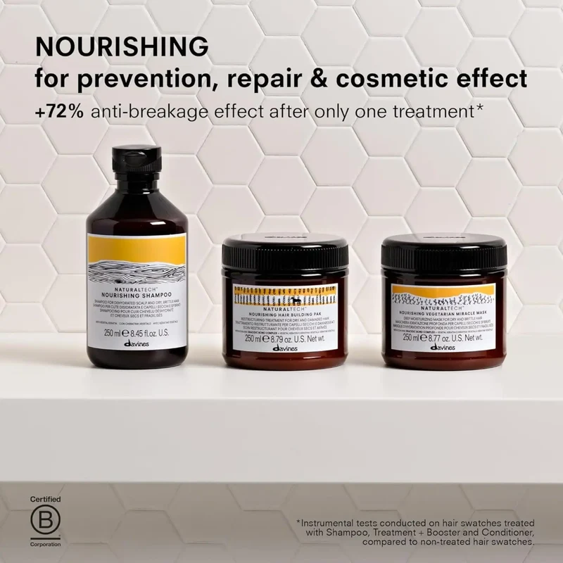 Davines Nourishing Shampoo 100ml per capelli secchi