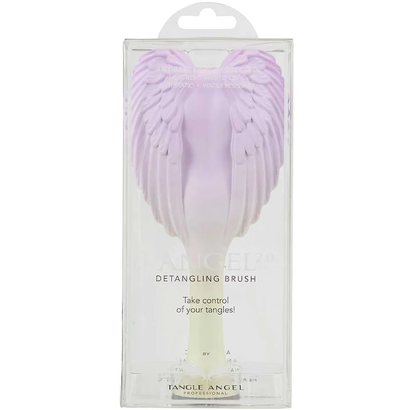 2.0 Matt Satin Hairbrush Lilac/Ivory