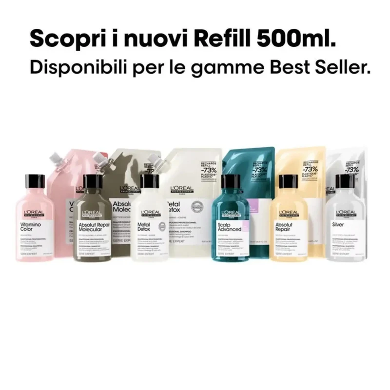 L'Oréal Professionnel Absolut Repair Molecular Shampoo Refill 500ml