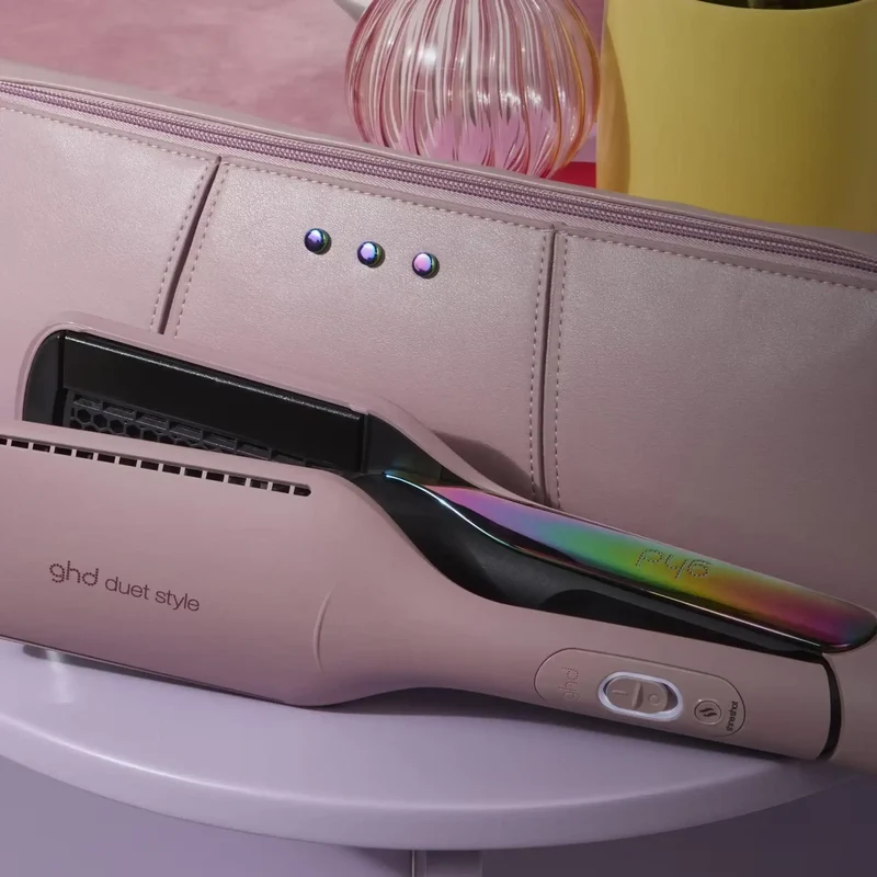 GHD Duet Style – Piastra Asciugacapelli 2 in 1 Rosa Trascendentale (Edizione Limitata)