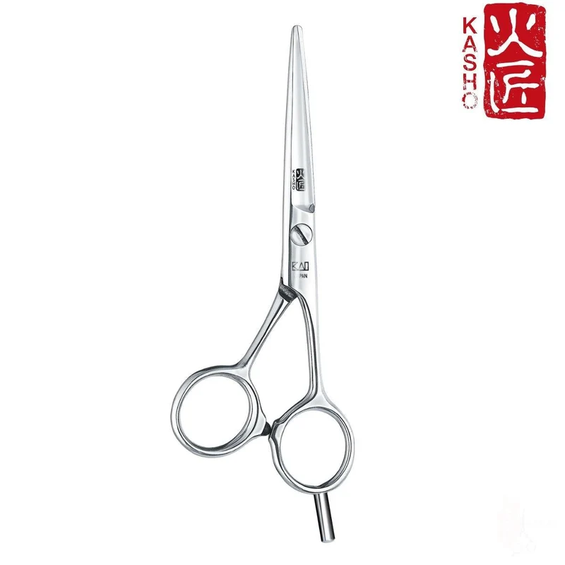 Kasho Forbici da taglio per capelli offset blu