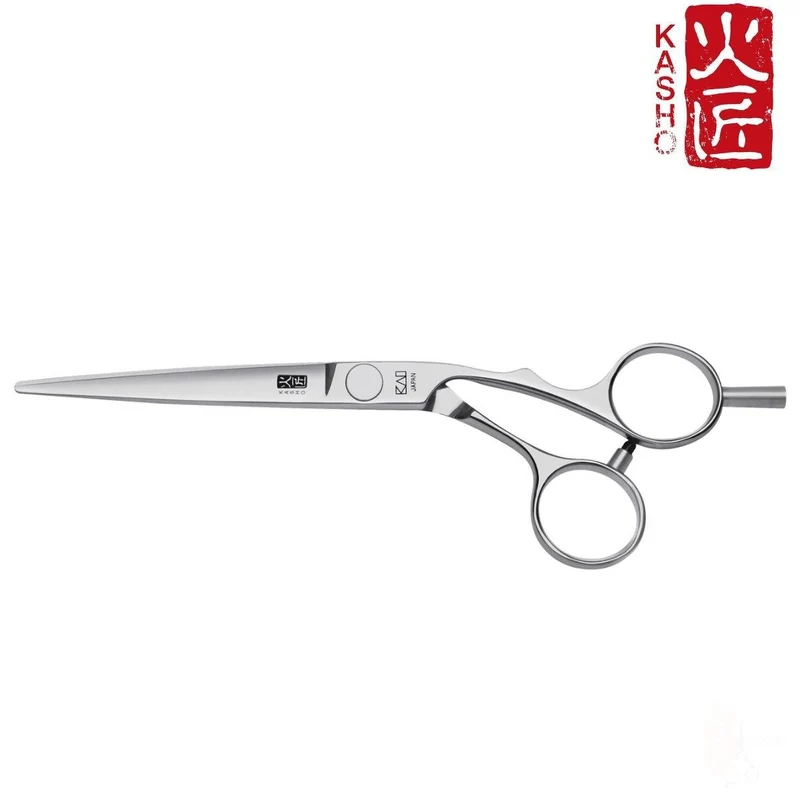 Kasho Forbici da taglio per capelli offset argento