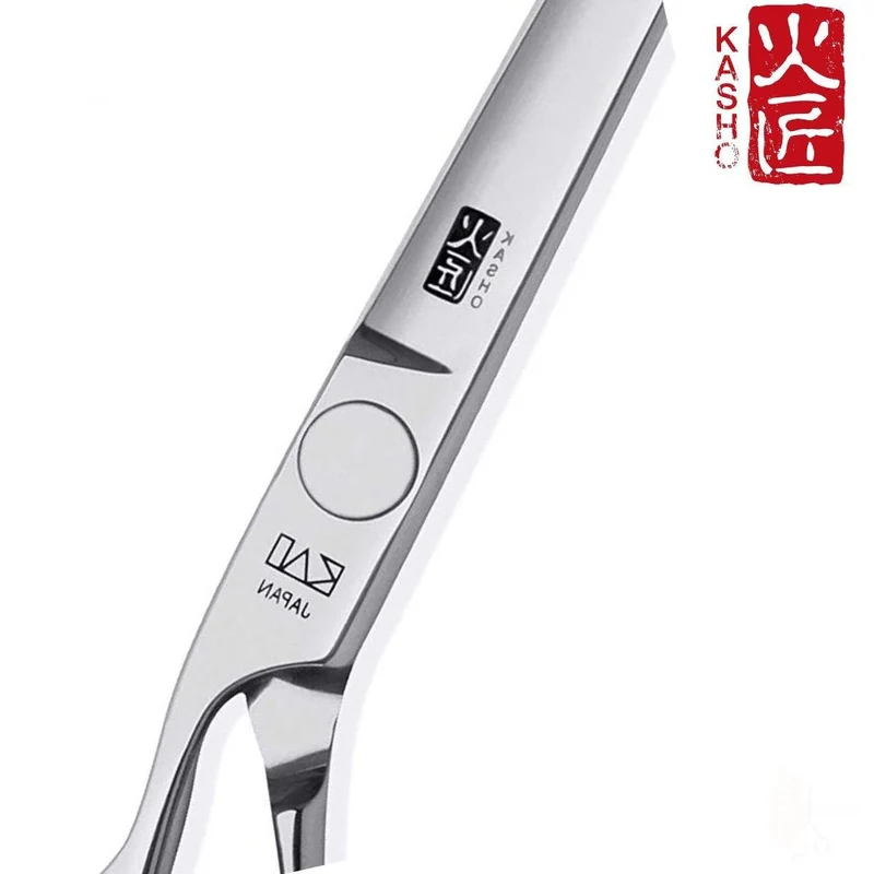 Kasho Forbici da taglio per capelli offset argento