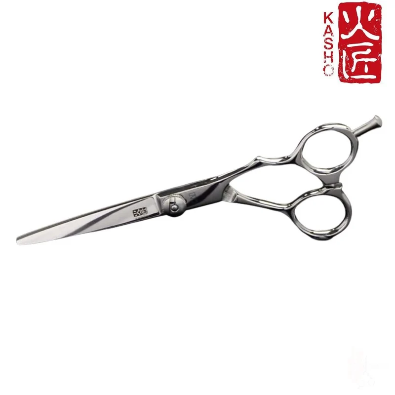 Kasho Forbici da taglio per capelli semi-offset verdi