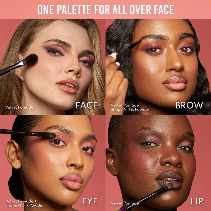 Groundwork Palette Blooming Romance Palette Multiuso per il Viso, Occhi E