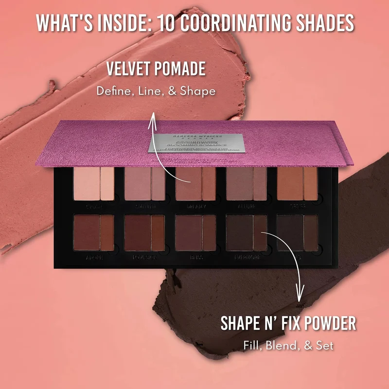 Groundwork Palette Blooming Romance Palette Multiuso per il Viso, Occhi E