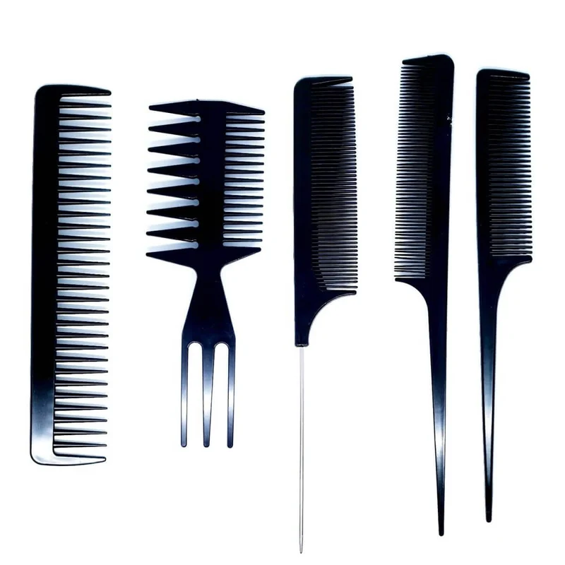 Set completo di pettini per capelli: pettini antistatici da 10 pezzi