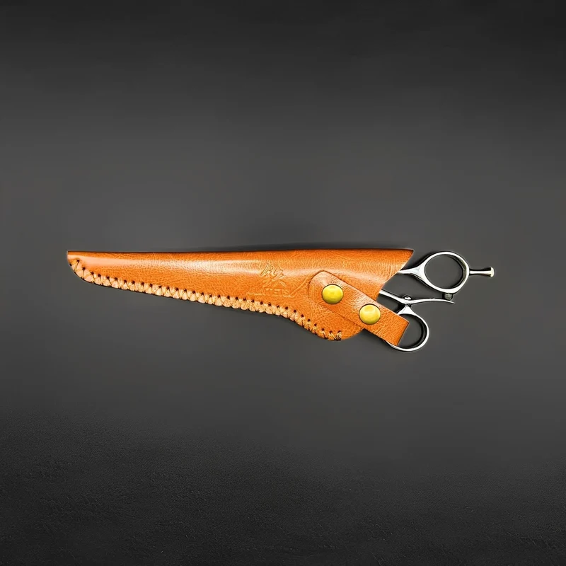 Juntetsu Premium Single Scissor Protector - Pelle cucita a mano