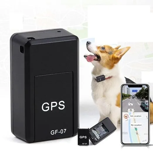 GPS Tracker Antifurto GF-07 Magnetico con SIM, Monitoraggio in Tempo Reale e Controllo da Smartphone per Auto, Moto, Bici, Bambini, Animali e Oggetti