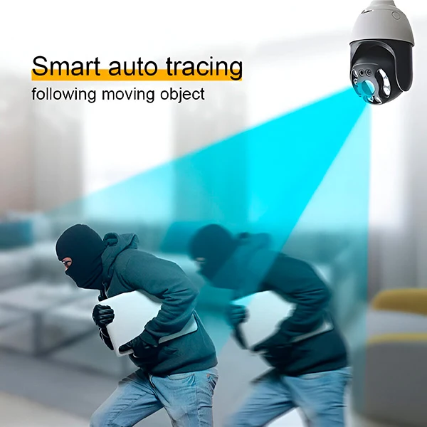 Telecamera Panoramica WiFi 360° con Attacco Lampadina E27 per Videosorveglianza e Controllo da Smartphone