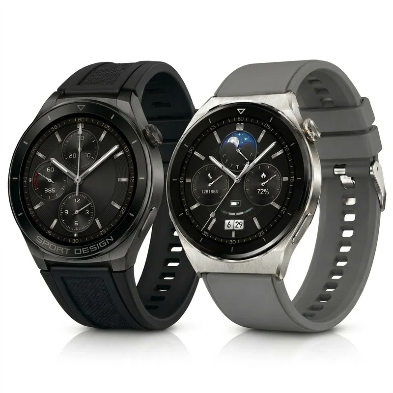 Smartwatch V5 in Acciaio Inox con 7 Cinturini, Chiamate Bluetooth e Fitness