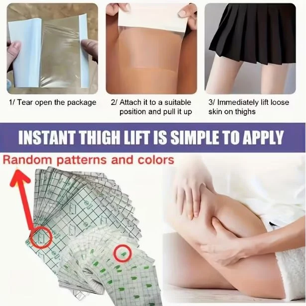 10 Adesivi Invisibili Anticellulite Gambe Rinforzo Glutei Cerotti Modellanti