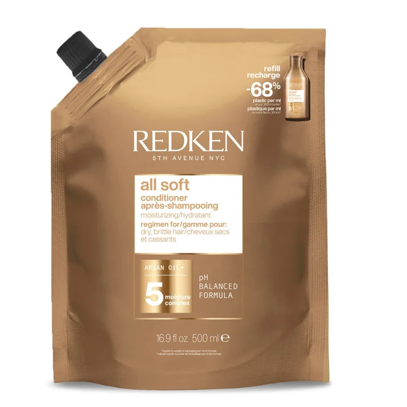 Redken All Soft Conditioner 16.9 Refill Size