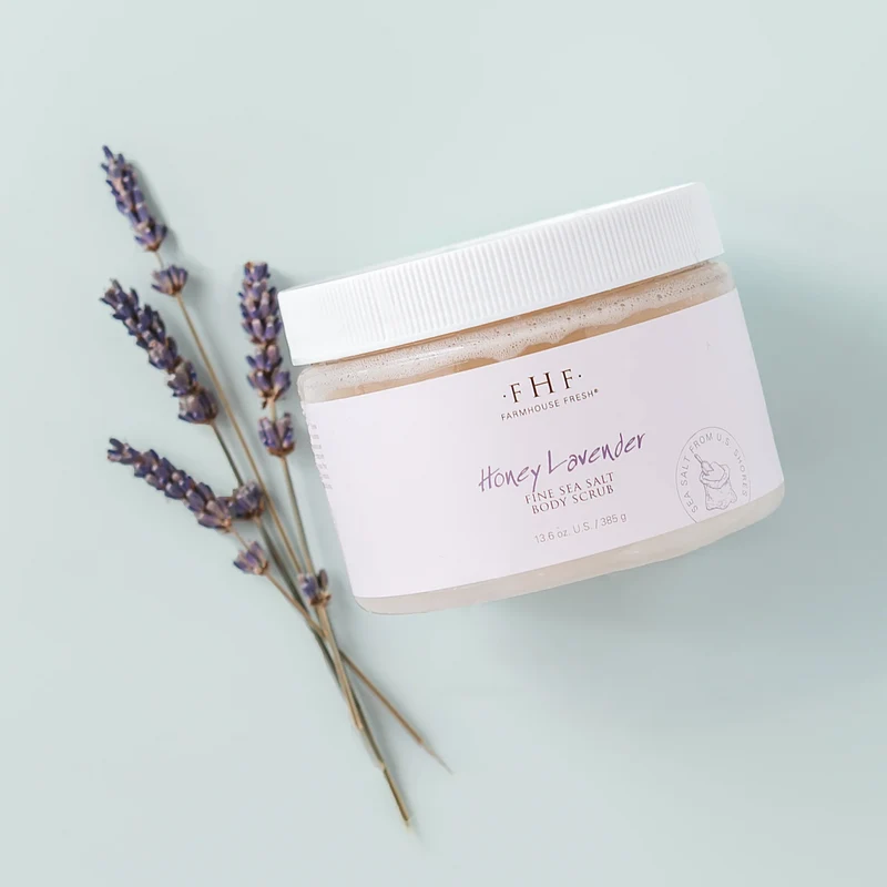 Farmhouse Fresh Honey Lavander Fine Sea Salt Scrub