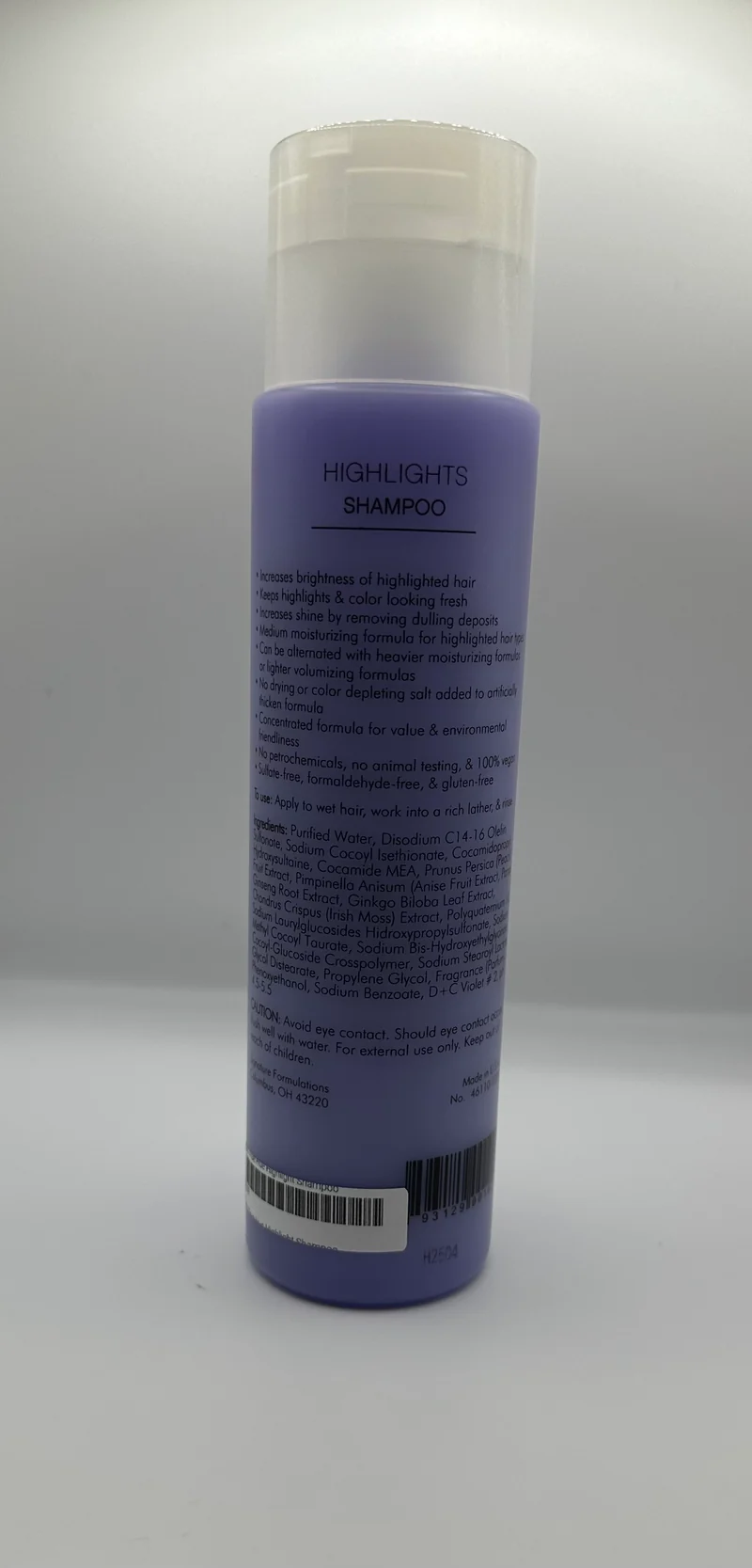 Elements of Style True Hue Highlight Shampoo