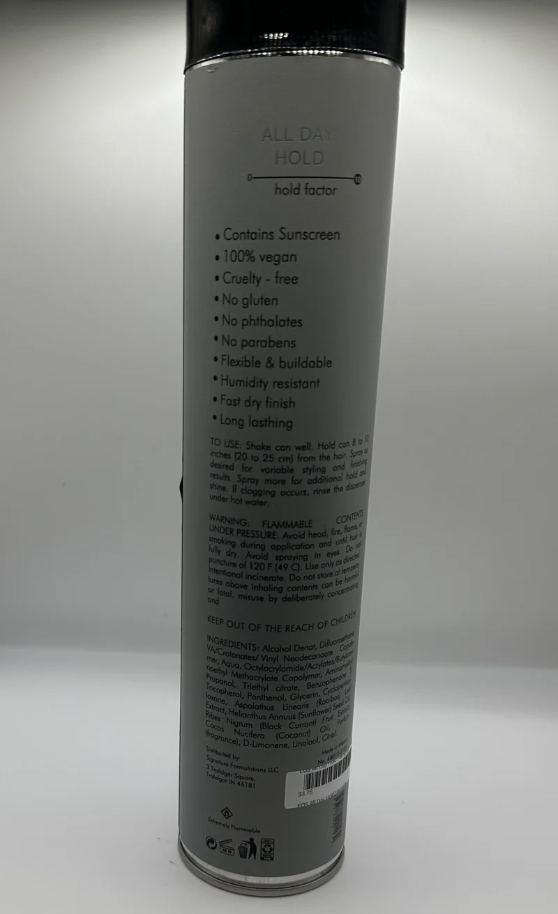 Elements of Style All Day Hold Hairspray