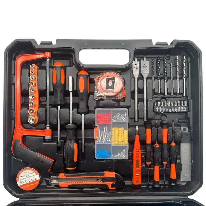 Kit Attrezzi 100 Pezzi con Trapano 96V - 2 Batterie Incluse