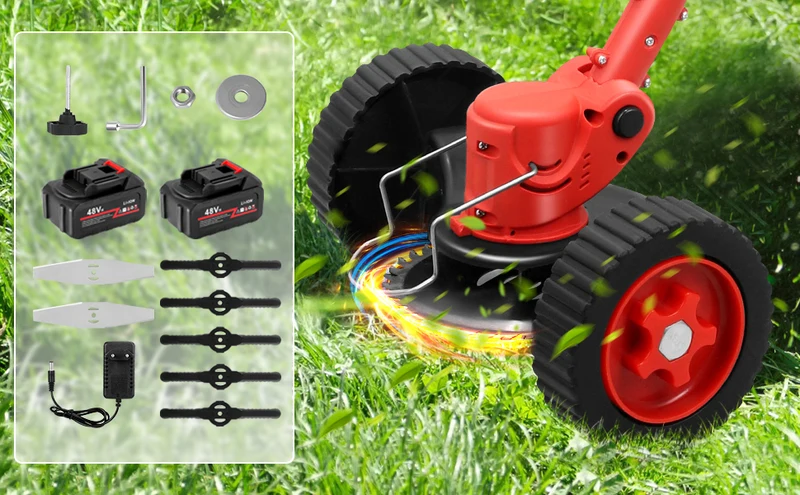 Decespugliatore a Doppia Batteria 48V Senza Fili – Potente e Versatile