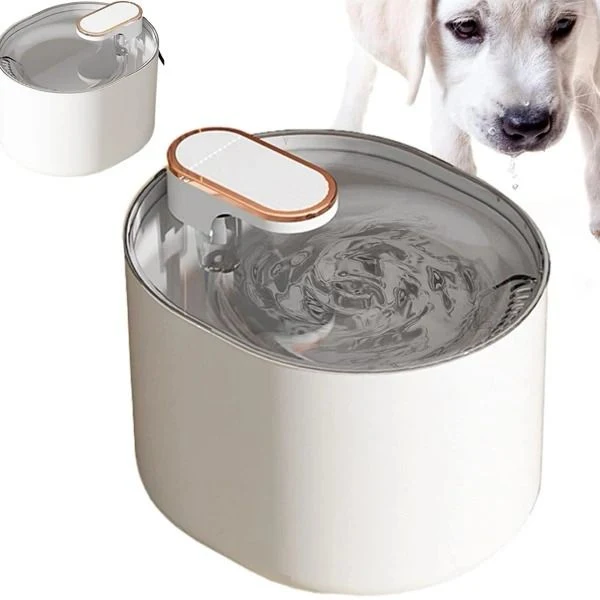 Fontana Abbeveratoio Automatica per Cani e Gatti 3L Silenziosa e con Filtro Integrato