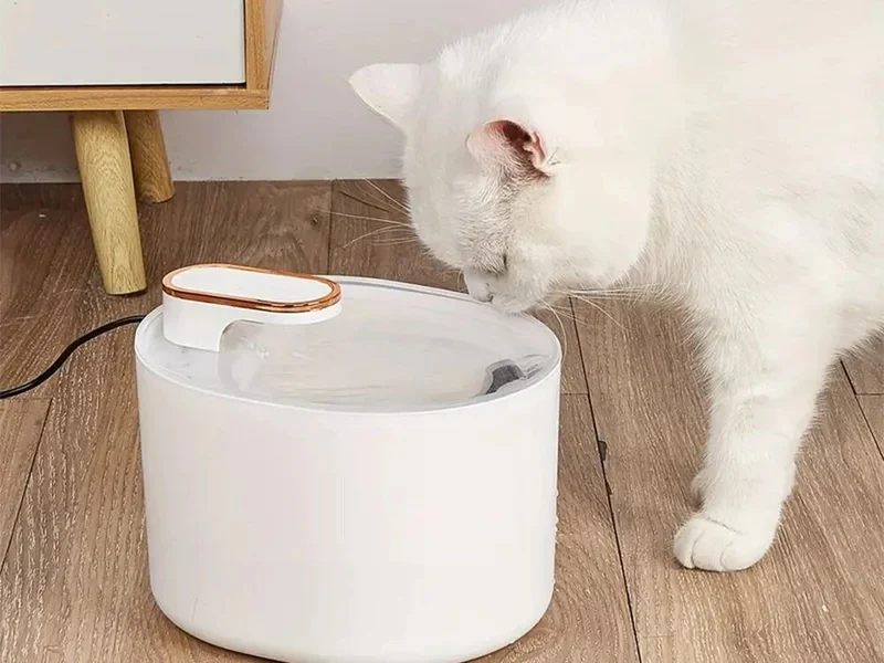 Fontana Abbeveratoio Automatica per Cani e Gatti 3L Silenziosa e con Filtro Integrato