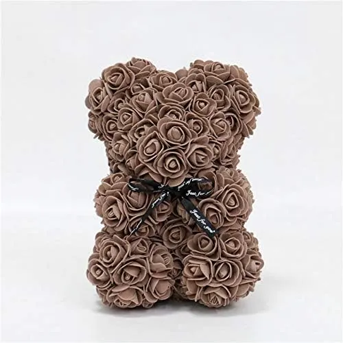 Orso di Fiori Artigianale Simbolo d'Amore per Eventi Indimenticabili Vari Colori