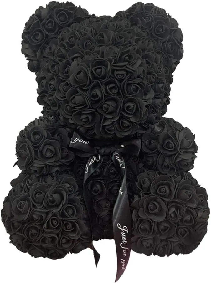 Orso di Fiori Artigianale Simbolo d'Amore per Eventi Indimenticabili Vari Colori