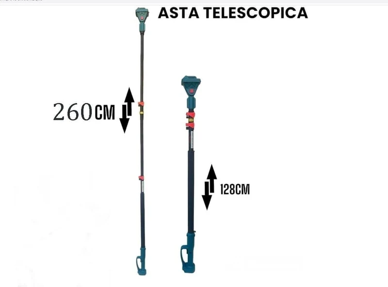 Kit Potatura 3 in 1 Motosega Forbice Asta Telescopica 21V