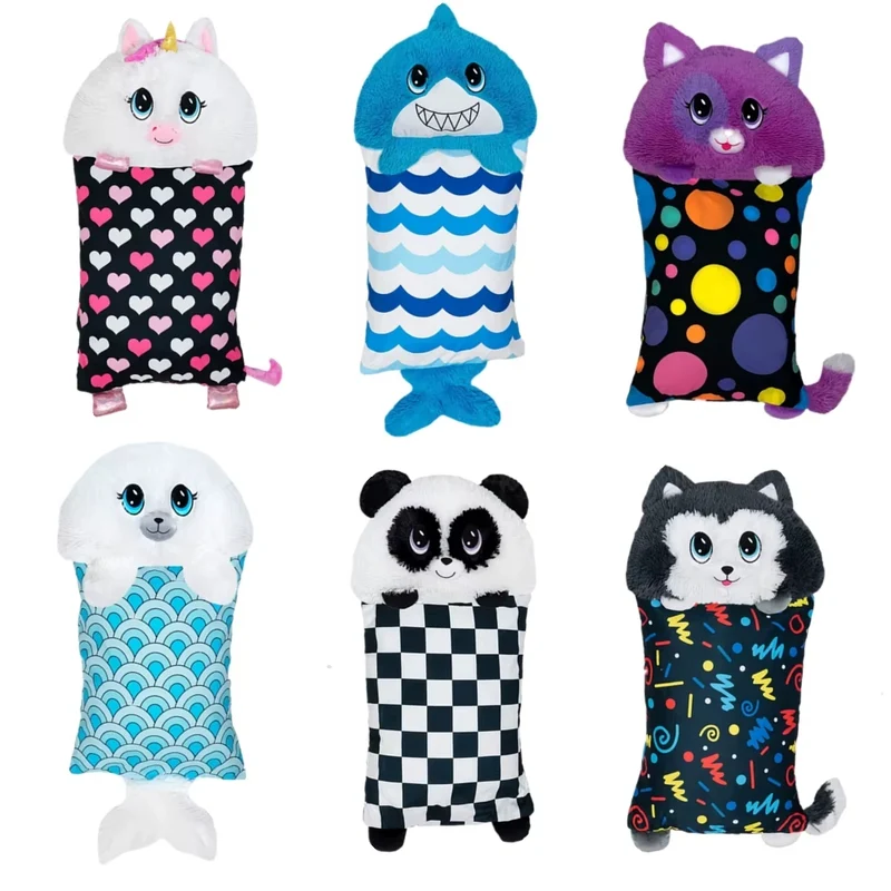 Fluffaluff Pets Peluche Cuscino 2 in 1 - 90cm Morbido