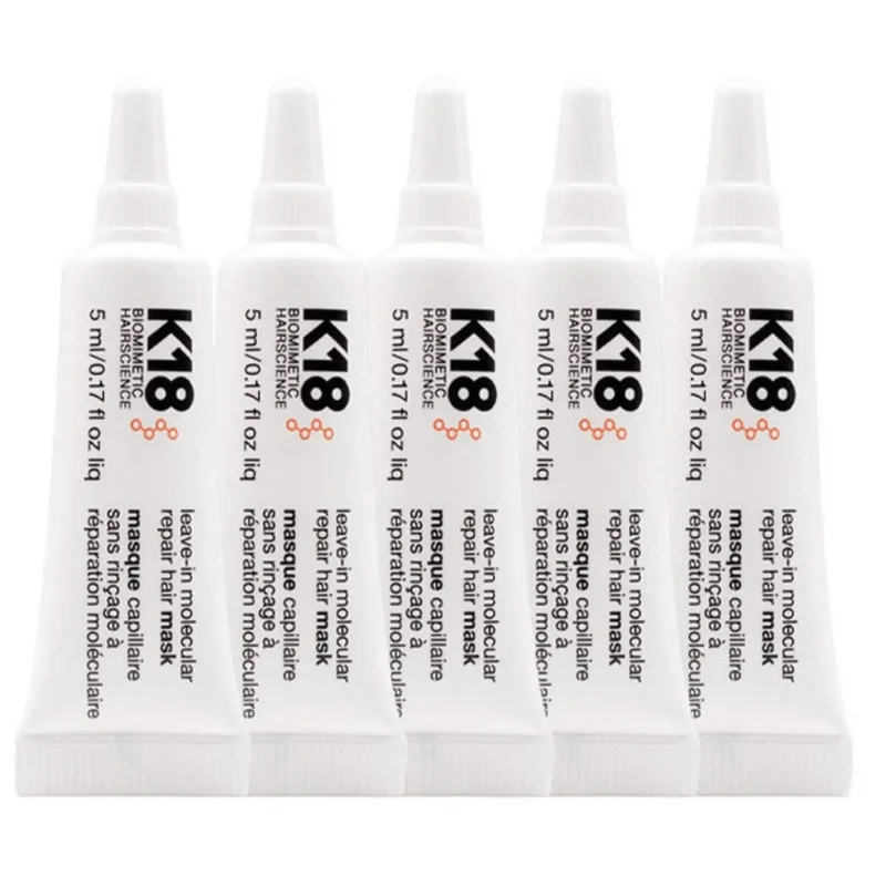 K18 Leave-In Molecular Repair Hair Mask 5x5ml Pack