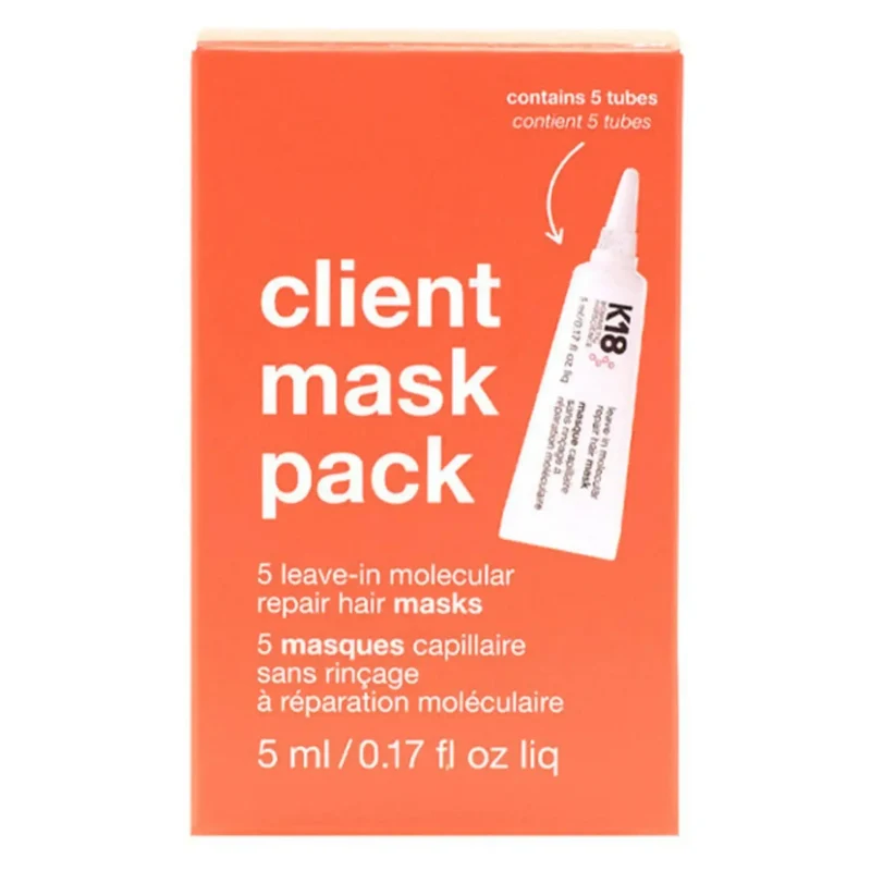 K18 Leave-In Molecular Repair Hair Mask 5x5ml Pack