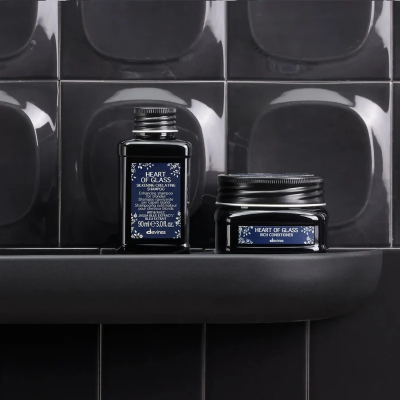 Davines Heart of Glass Rich Conditioner 250ml – Balsamo Nutriente e Rinforzante per Capelli Biondi