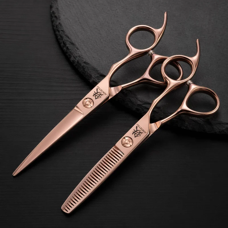 Set di forbici Juntetsu Rose Gold VG10 Pro